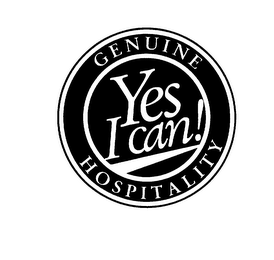 YES I CAN! GENUINE HOSPITALITY logo