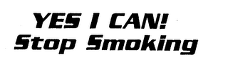 YES I CAN! STOP SMOKING logo