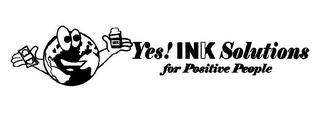 YES! INK SOLUTIONS FOR POSITIVE PEOPLE INK logo