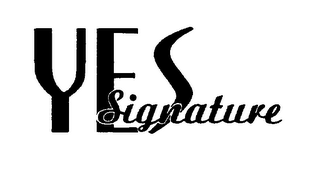 YES SIGNATURE logo