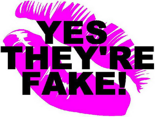 YES THEY'RE FAKE! logo