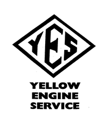 YES YELLOW ENGINE SERVICE logo