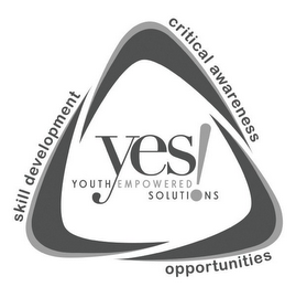 YES! YOUTH EMPOWERED SOLUTIONS CRITICAL AWARENESS OPPORTUNITIES SKILL DEVELOPMENT logo