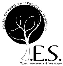 Y.E.S. YOUTH EMPOWERMENT 4 SELF-ESTEEM "GLOBALLY PROMOTING THE PRACTICE OF POSSIBILITIES" logo