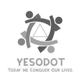 YESODOT TODAY WE CONQUER OUR LIVES. logo