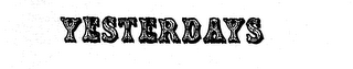 YESTERDAYS logo