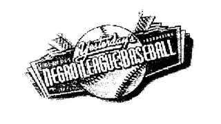 YESTERDAY'S NEGRO LEAGUE BASEBALL logo