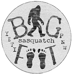 YETI BIG SASQUATCH FOOT PNW logo