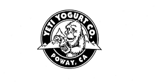 YETI YOGURT CO. POWAY, CA logo