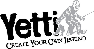 YETTI CREATE YOUR OWN LEGEND logo