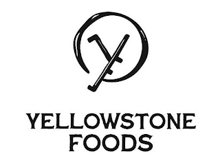 YF YELLOWSTONE FOODS logo