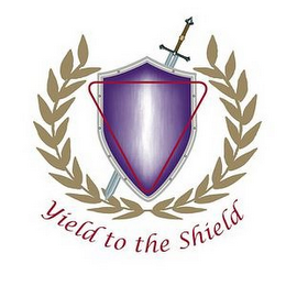 YIELD TO THE SHIELD logo