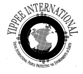 YIPPEE INTERNATIONAL YOUNG INTERNATIONAL PEOPLE PROTECTING THE ENVIRONMENTS OF EARTH logo