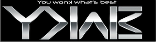 YKWB YOU KNOW WHAT'S BEST logo