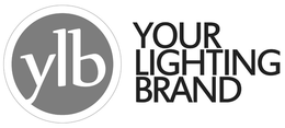 YLB YOUR LIGHTING BRAND logo