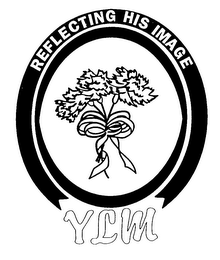 YLM REFLECTING HIS IMAGE logo