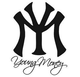 YM YOUNG MONEY logo