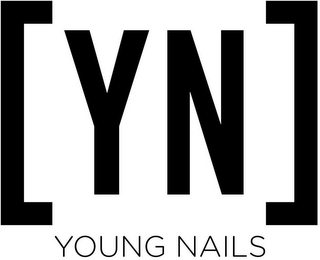 YN YOUNG NAILS logo