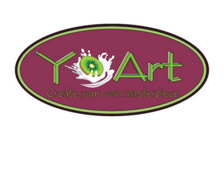YO ART CREATE YOUR OWN MASTERPIECE logo
