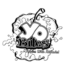 YO BITES APPLES WITH ATTITUDE! logo