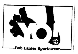 YO! BOB LANIER SPORTSWEAR logo