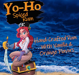 YO-HO SPICED RUM HAND-CRAFTED RUM WITH VANILLA & ORANGE FLAVORS logo