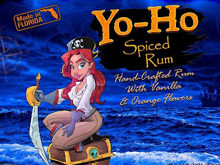 YO-HO SPICED RUM MADE IN FLORIDA HAND-CRAFTED RUM WITH VANILLA & ORANGE FLAVORS logo