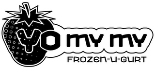 YO MY MY FROZEN-U-GURT logo