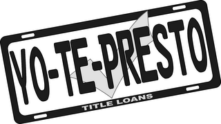 YO TE PRESTO TITLE LOANS logo
