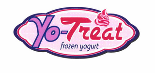 YO-TREAT FROZEN YOGURT logo