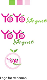 YO YO YOGURT YO YO YOGURT YO YO YOGURT logo