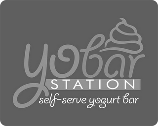 YOBAR STATION SELF-SERVE YOGURT BAR logo