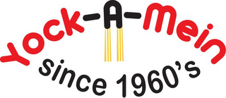 YOCK-A-MEIN SINCE 1960'S logo
