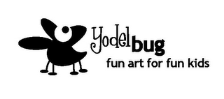 YODEL BUG FUN ART FOR FUN KIDS logo