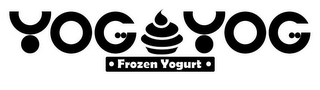 YOG YOG FROZEN YOGURT logo