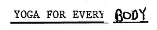 YOGA FOR EVERYBODY logo