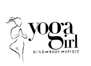 YOGA GIRL MIND BODY SPIRIT logo