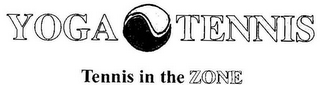 YOGA TENNIS TENNIS IN THE ZONE logo
