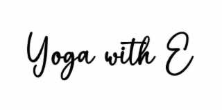 YOGA WITH E logo