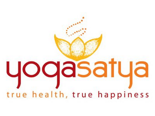 YOGASATYA TRUE HEALTH, TRUE HAPPINESS logo