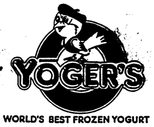 YOGER'S WORLD'S BEST FROZEN YOGURT logo