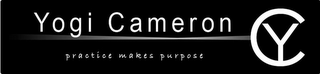 YOGI CAMERON YC PRACTICE MAKES PERFECT logo