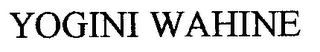 YOGINI WAHINE logo