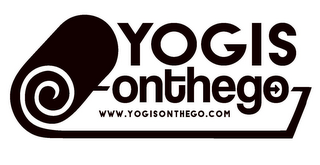 YOGIS ON THE GO WWW.YOGISONTHEGO.COM logo