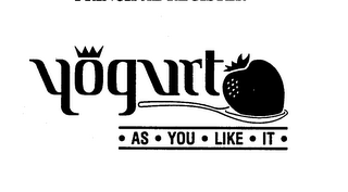 YOGURT AS YOU LIKE IT logo