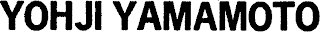 YOHJI YAMAMOTO logo