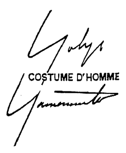 YOHJI YAMAMOTO COSTUME D'HOMME logo
