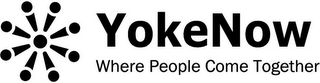 YOKENOW WHERE PEOPLE COME TOGETHER logo