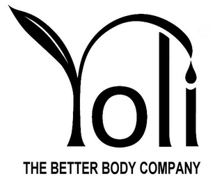 YOLI THE BETTER BODY COMPANY logo