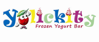 YOLICKITY FROZEN YOGURT BAR logo